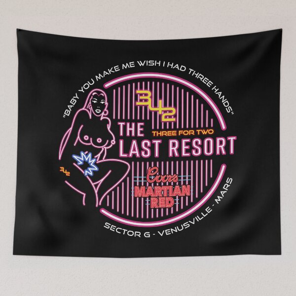 Item preview, The Last Resort Bar & Nightclub designed and sold by Candywrap Studio.