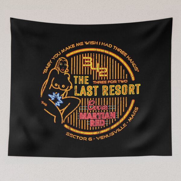 Item preview, The Last Resort Bar & Nightclub designed and sold by Candywrap Studio.