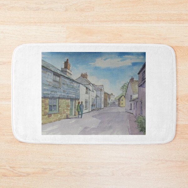 Item preview, "Out For a Stroll" - The Village of St Teath, Cornwall designed and sold by timsmith.