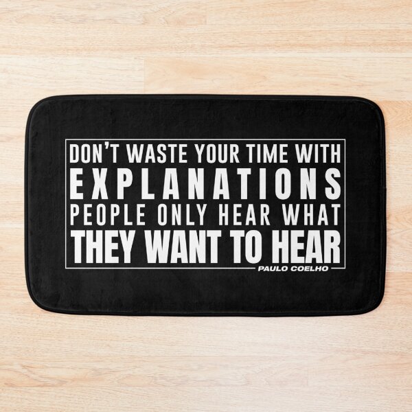 Item preview, Don't Waste Your Time - Paulo Coelho Quote designed and sold by Patryk Wiatrowski.