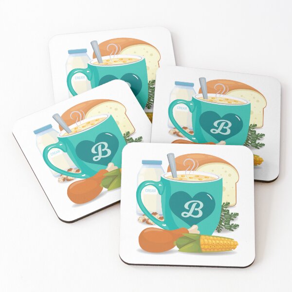 Item preview, Alphabet Soup B - AQUA designed and sold by StellarFX.