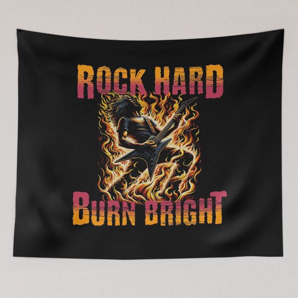 Item preview, Rock Hard Burn Bright designed and sold by GAZZA DESIGN.