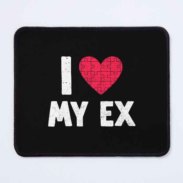 Item preview, Funny I Love My Ex with Puzzle Heart designed and sold by venomousvector.