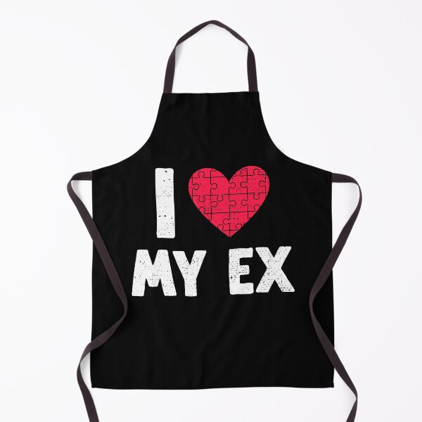 Item preview, Funny I Love My Ex with Puzzle Heart designed and sold by venomousvector.