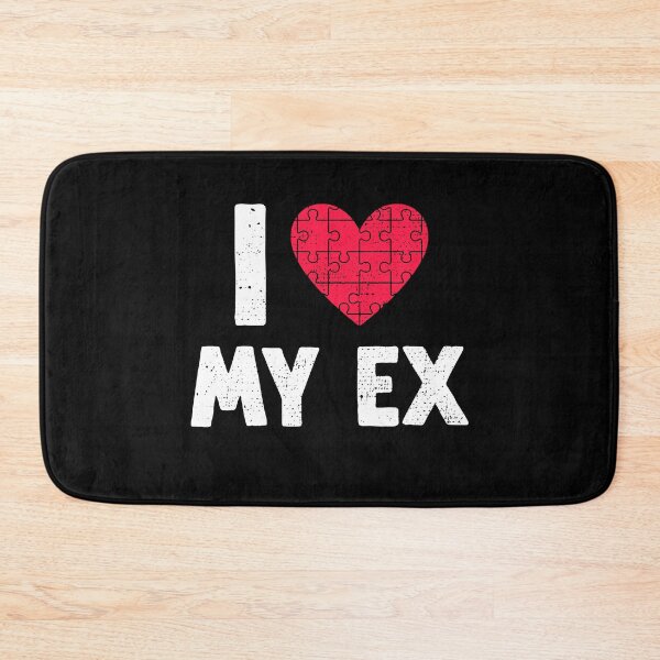 Item preview, Funny I Love My Ex with Puzzle Heart designed and sold by venomousvector.