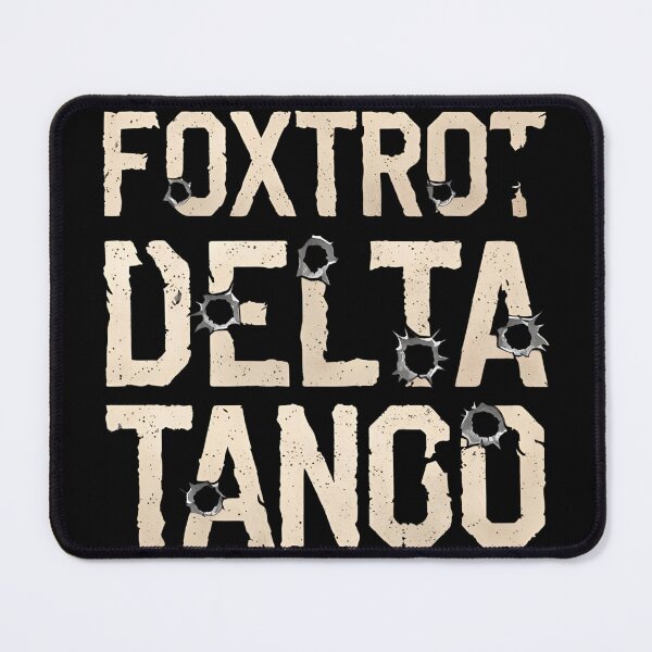 Item preview, Distressed Military Foxtrot Delta Tango designed and sold by GrafiShop.