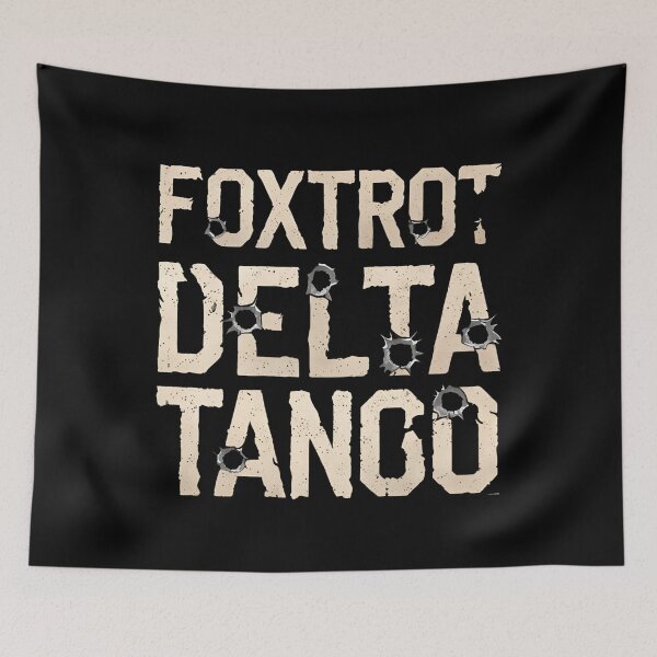 Item preview, Distressed Military Foxtrot Delta Tango designed and sold by GrafiShop.