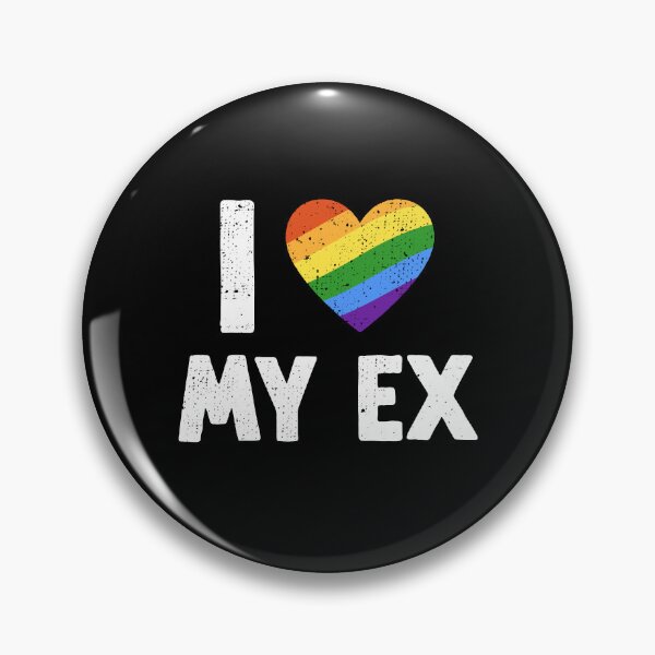 Item preview, Funny I Love My Ex LGBT Heart designed and sold by venomousvector.