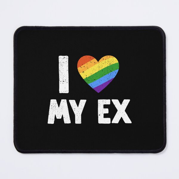 Item preview, Funny I Love My Ex LGBT Heart designed and sold by venomousvector.