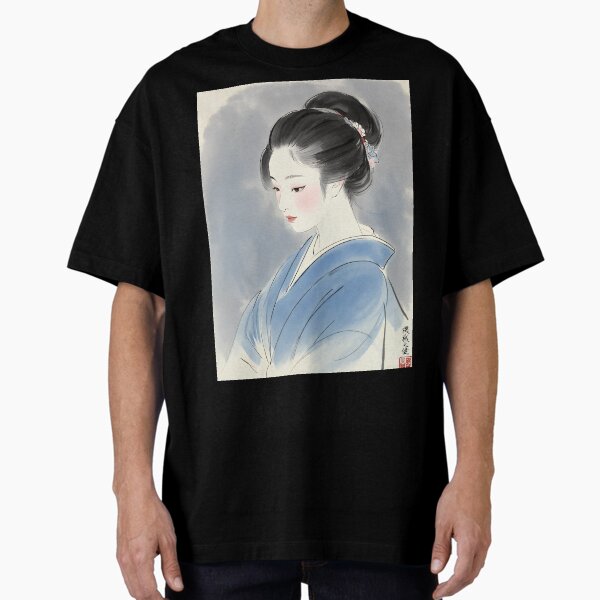 Aperçu de l'œuvre Un portrait d’équilibre – Style Sumie créée et vendue par omosiro-jp.