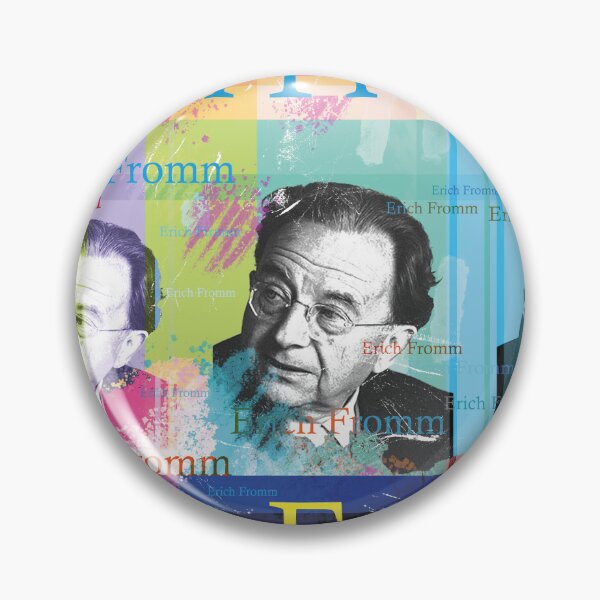 Artikelvorschau, Porträt Psychoanalytiker Erich Fromm entworfen und verkauft von Mauswohn.