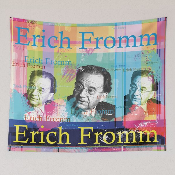 Artikelvorschau, Porträt Psychoanalytiker Erich Fromm entworfen und verkauft von Mauswohn.