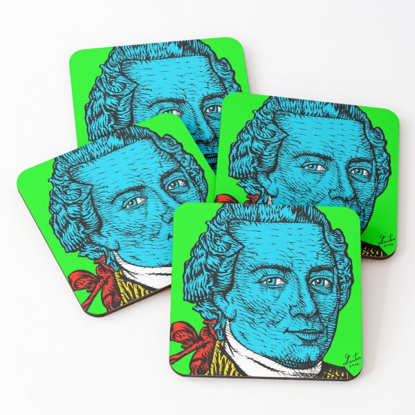 Item preview, IMMANUEL KANT ink and acrylic portrait .2 designed and sold by lautir.