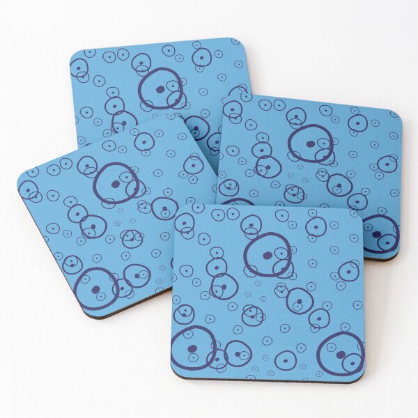 Item preview, Blue bubble pattern designed and sold by Wolagno.
