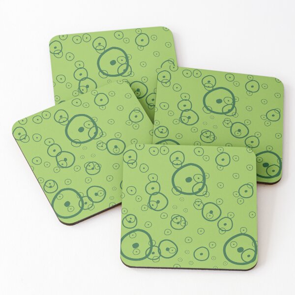 Item preview, Green bubble pattern designed and sold by Wolagno.