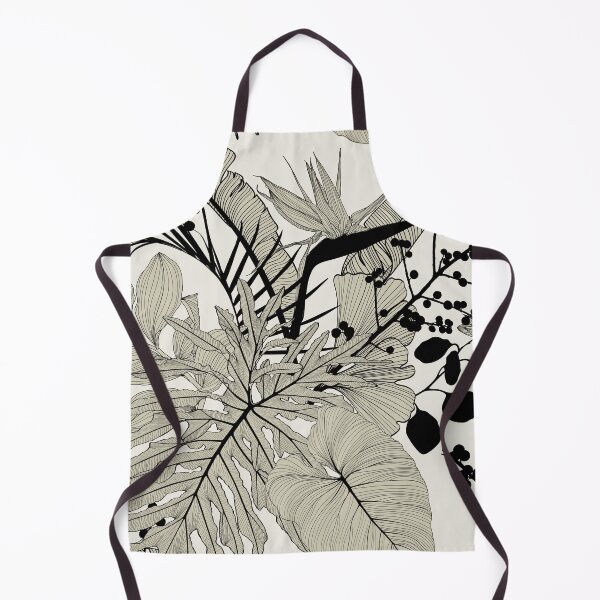 Item preview, Seamless tropical pattern with line leaves and plants. designed and sold by MatyKotiv.
