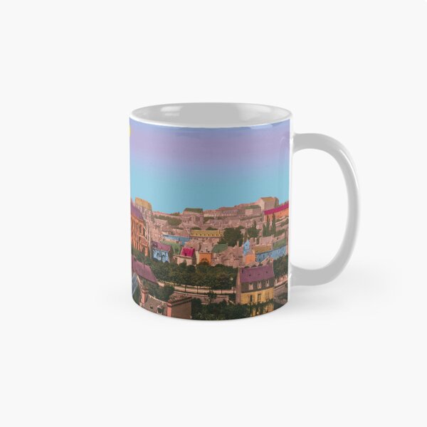 Artikelvorschau, Quimper Skyline, vintage Bretagne entworfen und verkauft von Mauswohn.