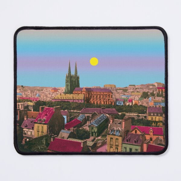Item preview, Quimper skyline, vintage Brittany designed and sold by Mauswohn.