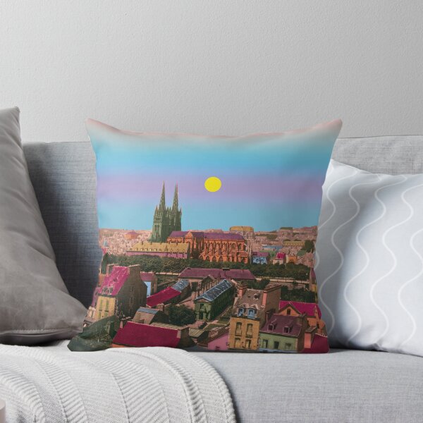 Item preview, Quimper skyline, vintage Brittany designed and sold by Mauswohn.