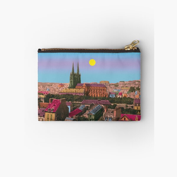 Item preview, Quimper skyline, vintage Brittany designed and sold by Mauswohn.
