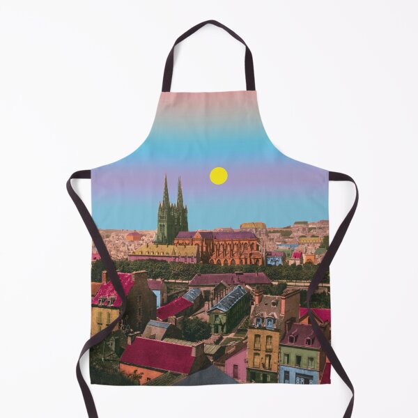 Item preview, Quimper skyline, vintage Brittany designed and sold by Mauswohn.