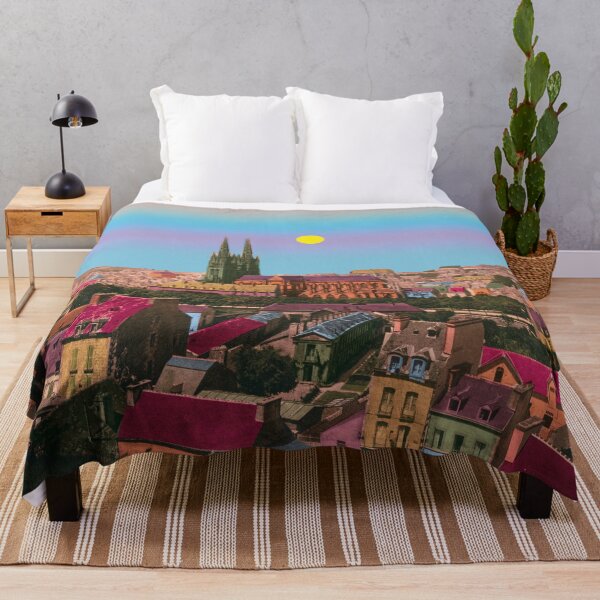 Item preview, Quimper skyline, vintage Brittany designed and sold by Mauswohn.