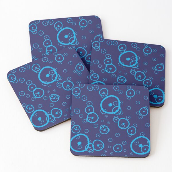 Item preview, Blue bubble pattern designed and sold by Wolagno.