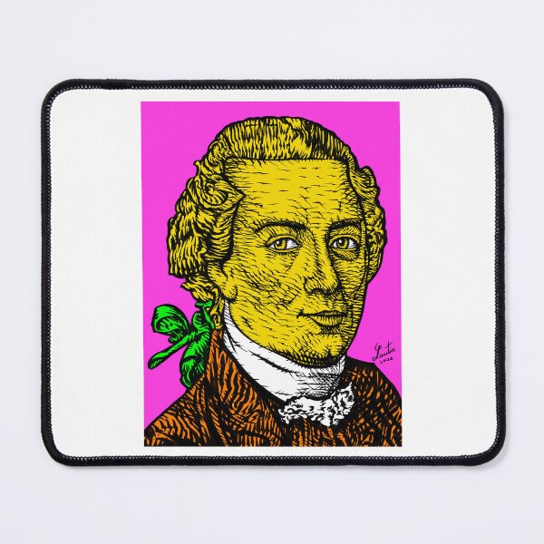 Item preview, IMMANUEL KANT ink and acrylic portrait .4 designed and sold by lautir.