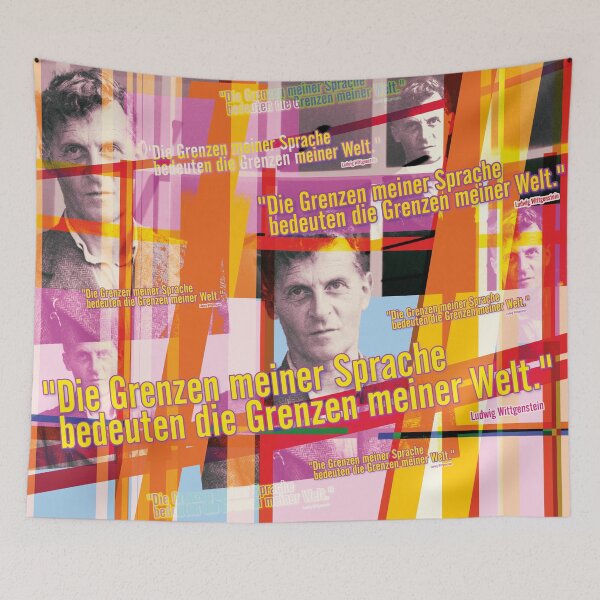 Item preview, Ludwig Wittgenstein, the limits of my language mean the limits of my world designed and sold by Mauswohn.