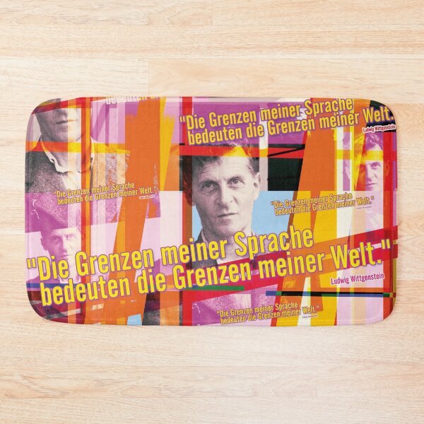 Item preview, Ludwig Wittgenstein, the limits of my language mean the limits of my world designed and sold by Mauswohn.