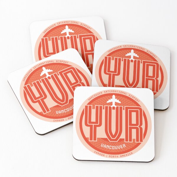 Item preview, Airport Badge Sticker YVR Vancouver designed and sold by avionuts.