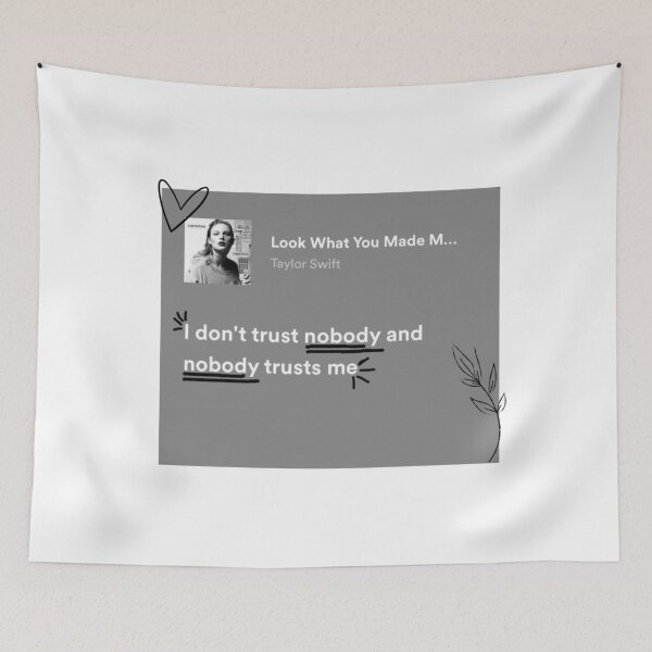 Item preview, Look What You Made Me Do Lyrics designed and sold by AhriWolfie.