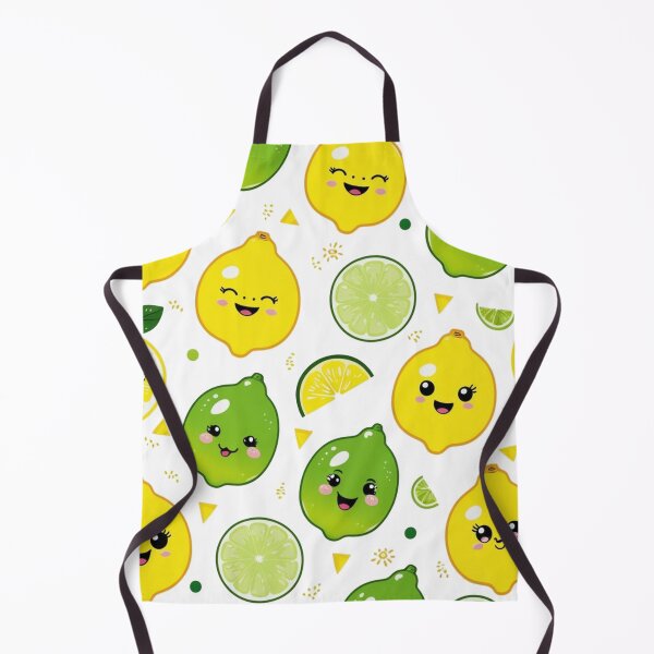 Item preview, Cute Kawaii Lemon Pattern designed and sold by WeirdSketcher.