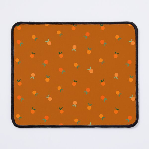Item preview, Ditsy Orange Fruit Summer Pattern on Burnt Orange designed and sold by OneThreeSix.