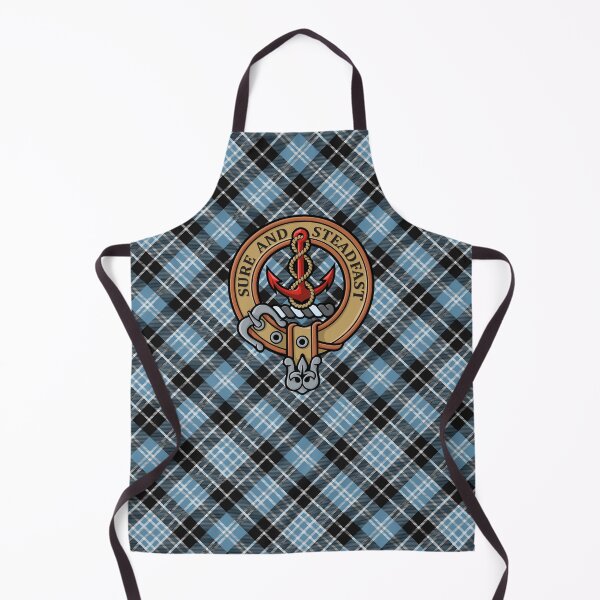 Item preview, Clan Clark Crest over Ancient Tartan designed and sold by sifis.