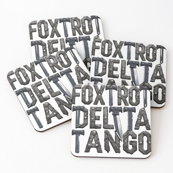 Item preview, Foxtrot Delta Tango Survival Knife Design designed and sold by GrafiShop.