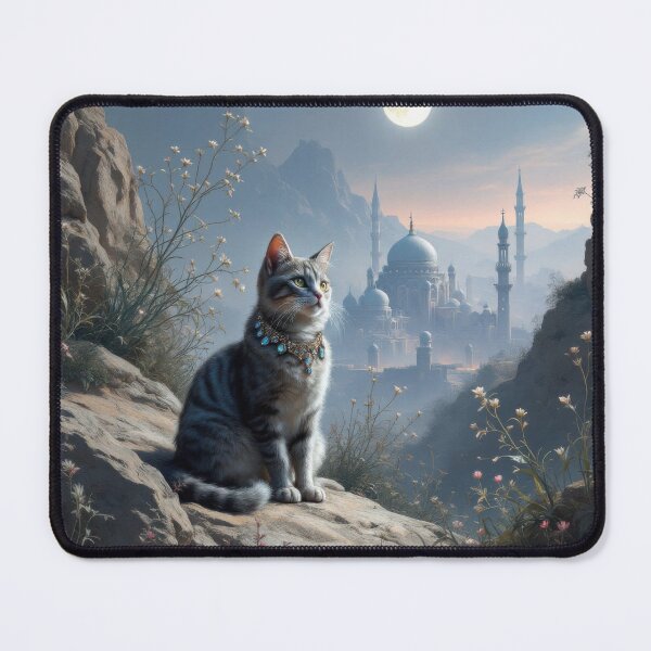Item preview, Silver Tabby at Dawn designed and sold by HabitableMoons.