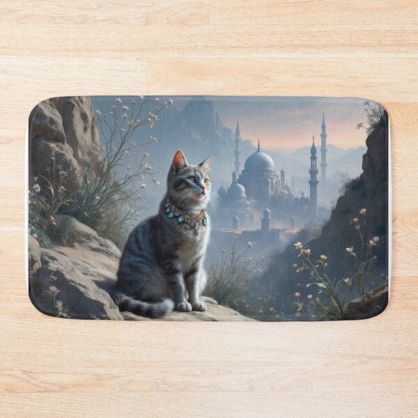 Item preview, Silver Tabby at Dawn designed and sold by HabitableMoons.