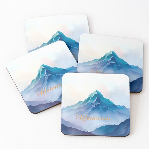 Item preview, Majestic Mountain Peak - Serene Watercolor designed and sold by Shirtastically.