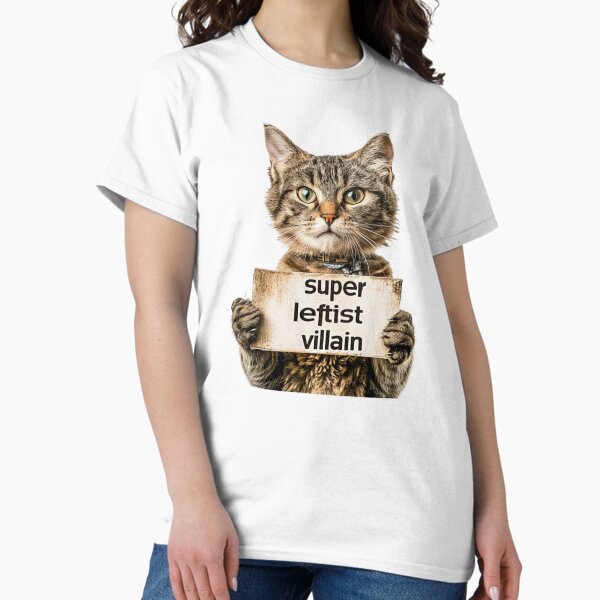Artikel-Vorschau von Superlinke Bösewicht-Katze, designt und verkauft von RockFireMerch.