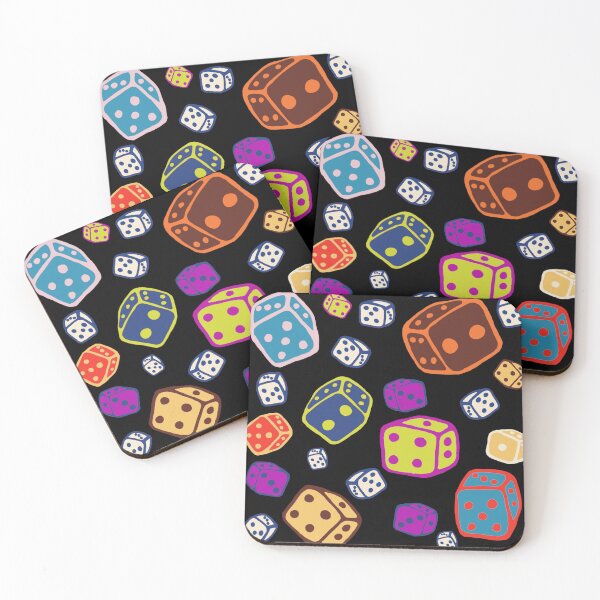 Item preview, Colourful dice  designed and sold by MyYellowBird.