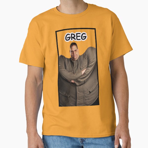 Vista previa del artículo con la obra «Gregorio», diseñado y vendido por Greg Larsen Comedy Merch.