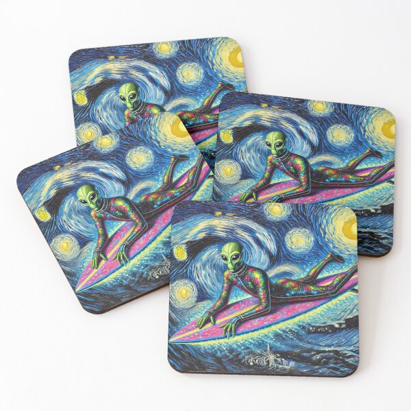 Item preview, Space surfing with an alien designed and sold by MESSAYA.