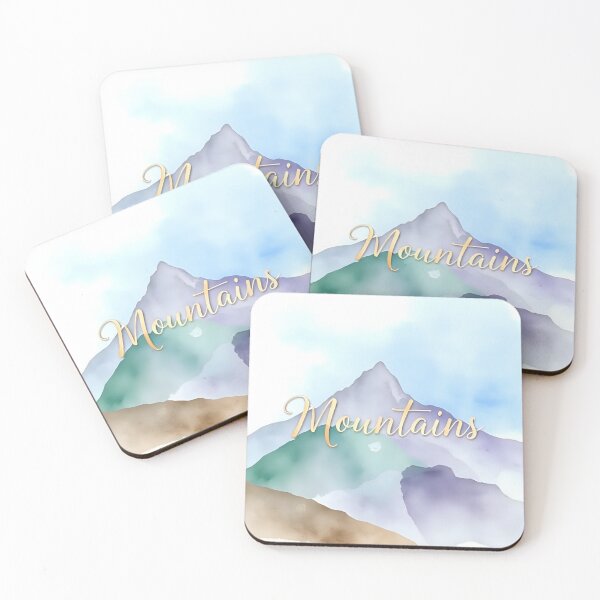Item preview, Ethereal Mountains Watercolor - Natures Serenity designed and sold by Shirtastically.