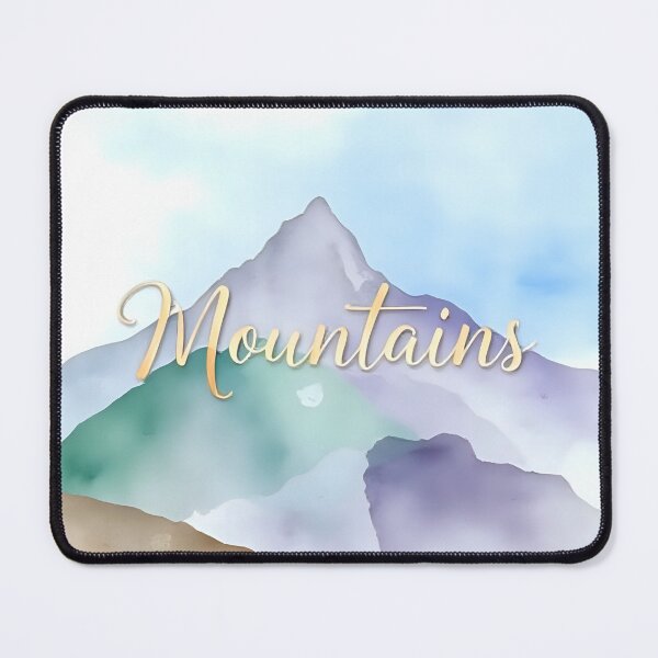 Item preview, Ethereal Mountains Watercolor - Natures Serenity designed and sold by Shirtastically.