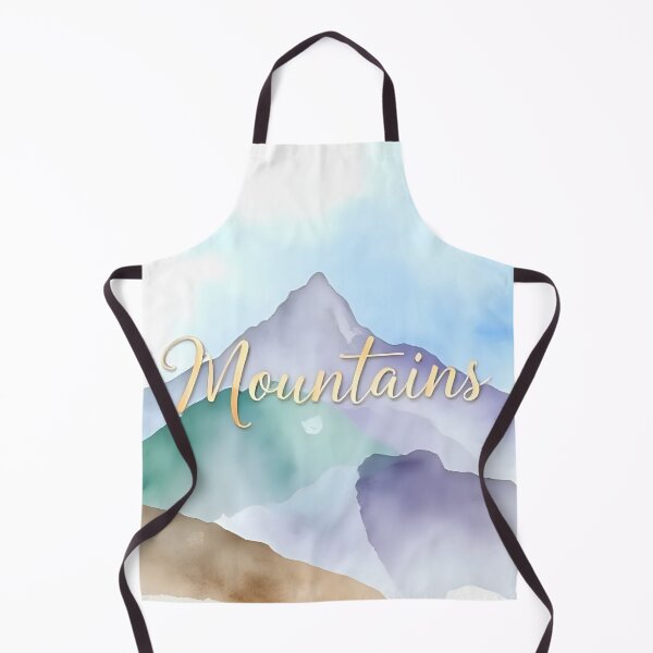 Item preview, Ethereal Mountains Watercolor - Natures Serenity designed and sold by Shirtastically.