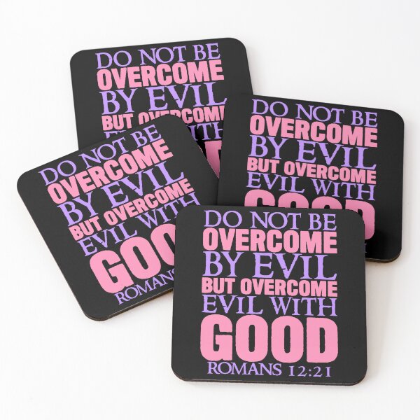 Item preview, Romans 12:21 Overcome Evil With Good designed and sold by plushism.