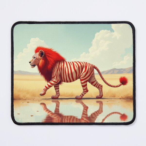 Item preview, León junto al lago designed and sold by HabitableMoons.