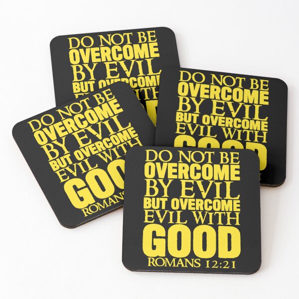 Item preview, Romans 12:21 Overcome Evil With Good designed and sold by plushism.