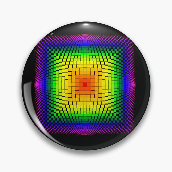 Item preview, Psychedelic Grid Burst - Vibrant Optical Illusion Design designed and sold by Mika-X-chu.
